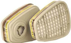 3M Filter 6057 - ABE1 Gas- und Kombifilter, Schutz gegen organische und anorganische Dämpfe, kompatibel mit 3M Masken 6000/7000/7500