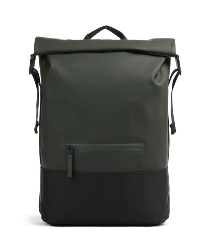 Trail Rolltop Backpack Green Rucksack - Wasserdichter Rolltop Rucksack für Pendler, schützt Ihre Wertsachen vor Regen mit einem Wassersäulendruck von 8000 mm und bietet praktischen Komfort durch verstellbare, gepolsterte Rückengurte.