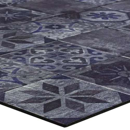 Mosaik Fliesen Metall Retro Alghero Selbstklebend von Mosafil