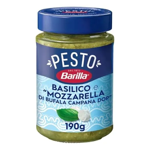 Barilla Pesto mit Basilikum und Mozzarella 190g