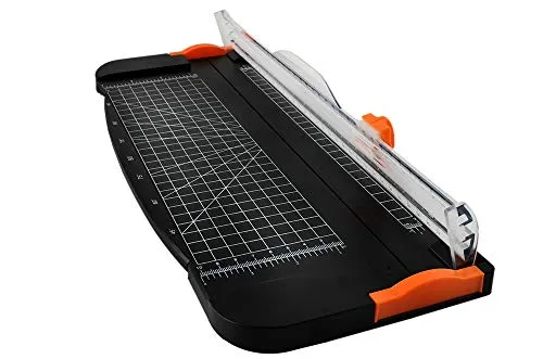 Bigstren Papierschneider - Trimmer für A3, 12 Blätter - Schneidemaschine für präzise Schnitte, ideal für Bastelprojekte und Büroarbeiten, ermöglicht das gleichzeitige Schneiden von bis zu 12 Blättern.
