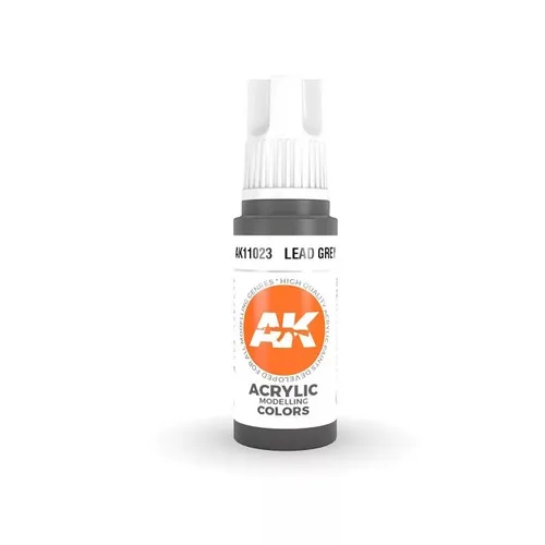 AK Interactive AK11023 - Lead Grey 17ml - Neu