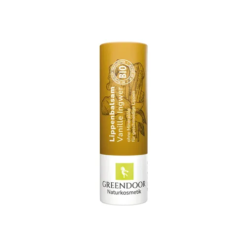 Produktbild GREENDOOR Lippenbalsam Vanille Ingwer