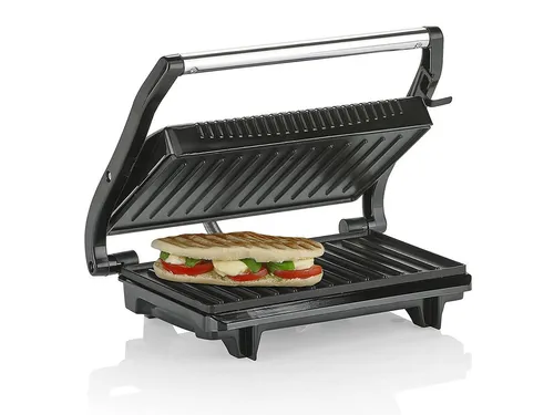 Tristar Kontaktgrill 700 W – Kompakter Tischgrill für Indoor & Camping