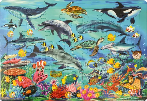 EDUPLAY 120404 Puzzle Meer, bunt, 35-teilig (1 Set)