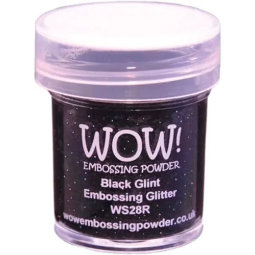 WOW! Embossing Powder 15ml-Black Glint von WOW!