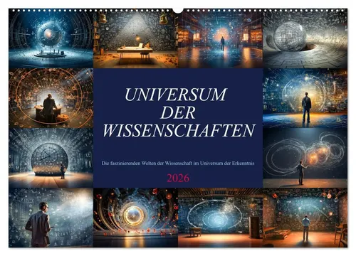 Dirk Meutzner | Universum der Wissenschaften (Wandkalender 2026 DIN A2 quer),...