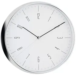 Produktbild Wanduhr, Chrom, Kunststoff, Dekoration, Uhren, Wanduhren