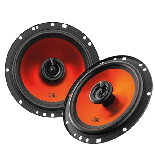 JBL Stage1 GEN2 62F – 6.5 Inch 2-Way Coaxial Car Speakers - Car-HiFi-Lautsprecher mit 50W RMS und 220W Peak, ideal für kraftvollen Klang und einfache Installation ohne Grille.