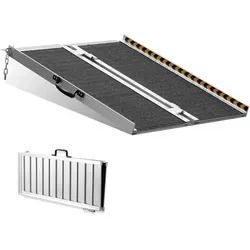VEVOR klappbare Rollstuhlrampe - Aluminium-Schwellenrampe, tragbar und leicht, mit 800 Pfund Tragfähigkeit – ideal für barrierefreien Zugang und einfache Handhabung.