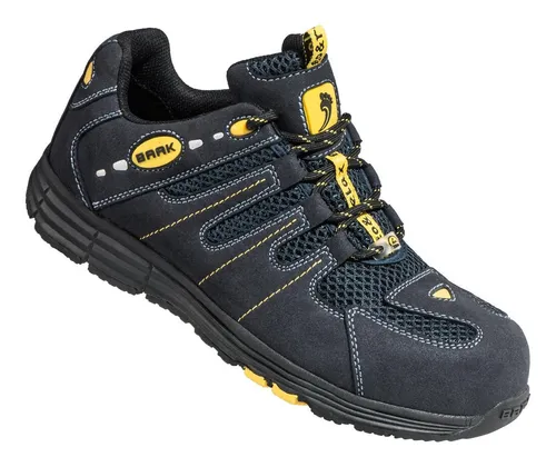 Sicherheitshalbschuh Rick2 Sports light 71462, S1P SRC ESD, schwarz/gelb, Gr. 41 - Arbeits- & Schutzkleidung, leichter und bequemer Sicherheitsschuh mit ESD-Schutz für optimale Sicherheit am Arbeitsplatz.
