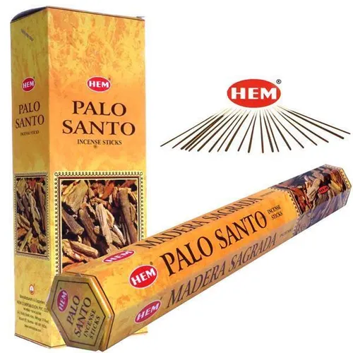 PALO SANTO von HEM BIG PACK 6x 20 RäucherSTÄBCHEN Original Indien Incense