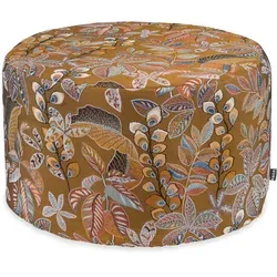 H.O.C.K. Tristan Sitzhocker rund 60cm Gold Floral von H.O.C.K.