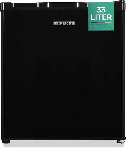 Heinrichs Gefrierschrank Mini Gefrierbox HGB 5088 SW - 51 cm hoch, 33 Liter Volumen, leise mit nur 40 dB und wechselbarem Türanschlag