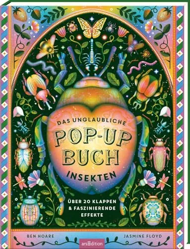 Das unglaubliche Pop-up-Buch Insekten: Über 20 Klappen und faszinierende Effekte - Hörbücher mit über 20 interaktiven Klappen und beeindruckenden Effekten, die Kinder und Erwachsene gleichermaßen begeistern und zum Staunen bringen.