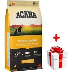 ACANA HERITAGE Puppy Junior 17kg - Premium Hundefutter für Welpen - Hundefutter für Welpen mit einem erwarteten Gewicht von 9 bis 25 kg, reich an frischem Fleisch für gesunde Entwicklung und Wachstum.