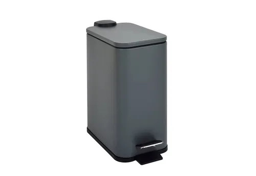 SVITA ST5 Tretmülleimer 5l - Haushaltszubehör mit praktischem Tretmechanismus und Softclose-Deckel für leises Schließen, ideal für Bad und Küche.