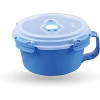 Bestlivings Frischhaltebox Mit Deckel Fresh System 0,85 Liter Frühstücksschale Blau