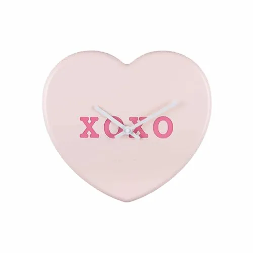 Karlsson Wanduhr Heart Candy in pink von Karlsson