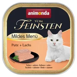 animonda vom Feinsten Mildes Menü Pute + Lachs 32 x 100g von animonda