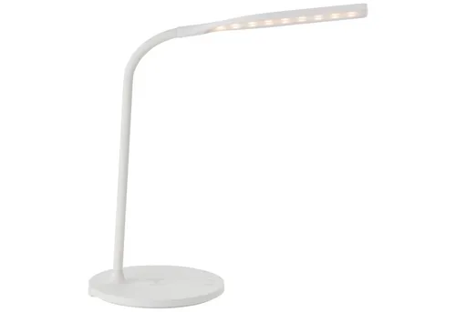 Lightbox Tischleuchte, LED fest integriert, warmweiß - kaltweiß, LED Tischlampe, CCT, Induktionsladeschale, 34 cm, 450 lm