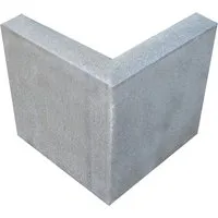 EHL Rasenkantenstein 90 Grad Ecke Grau 25 cm x 25 x 5 cm