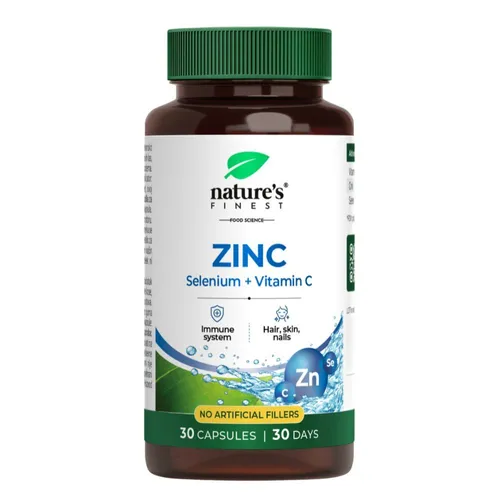Nature's Finest Zink + Selen + Vitamin C, Kapseln