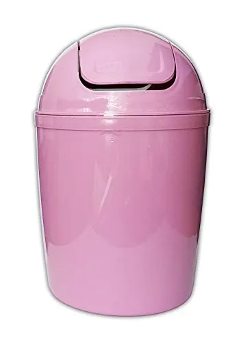 ECO TISCHABFALLEIMER Schwingdeckel 19cm Kosmetikeimer Papierkorb Mülleimer 4 Farben 41 (Rosa)