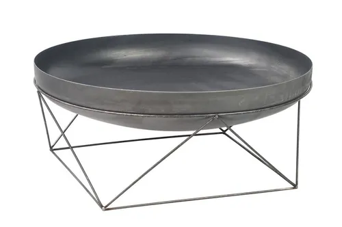 GARDENER 122-2 Feuerschale Feuerstelle 70 cm - Neu und stilvoll - Feuerschalen & Feuerstellen, aus robustem Stahl, ideal für gemütliche Abende im Freien mit Holzfeuer und ansprechendem Design.