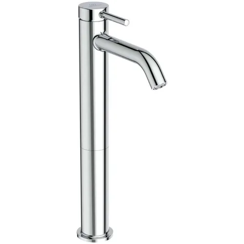 Ideal Standard BD762AA Ceraline Nuovo Waschtischarmatur - Wasserhahn mit verlängertem Sockel, wassersparend dank BlueStart-Funktion und langlebiger FirmaFlow-Kartusche für optimale Leistung und Komfort.