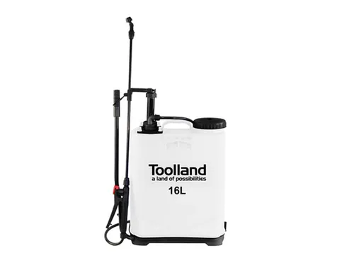 Toolland Rückenspritze 16L - Gartenspritze mit Teleskop Sprühlanze und einstellbarer Edelstahldüse für optimale Sprühergebnisse. Ideal für Wasser, Pestizide und Düngemittel.