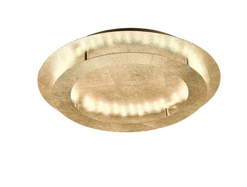 Paul Neuhaus Deckenleuchte NEVIS, LED warmweiß, goldfarben - Lampen, stilvolle Deckenleuchte mit fest integriertem LED für warmweißes Licht, ideal für gemütliche Wohnräume.