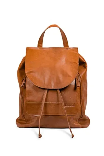 muud Gimo handgefertigter Leder Rucksack Whisky von muud