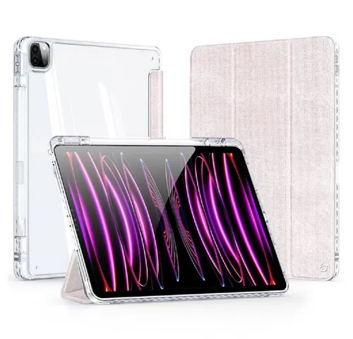 Dux Ducis UNID Tablet-Hülle für Samsung Galaxy Tab S10 Ultra mit Stifthalter - Elegante Tablet-Hülle mit Standfunktion aus hochwertigem, lösungsmittelfreiem Leder. Schützt vor Kratzern und Stürzen, während alle Anschlüsse zugänglich bleiben. Unterstützt die Sleep-Wake-Up-Funktion für zusätzlichen Komfort.