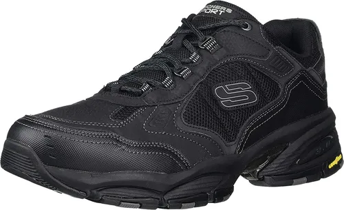 Skechers Vigor 3.0 Herren Sneaker schwarz (46) - Sportliche Sneaker mit SKECHERS Air Cooled Memory Foam für optimalen Komfort und Goodyear Performance-Laufsohle für hohe Traktion und Haltbarkeit.