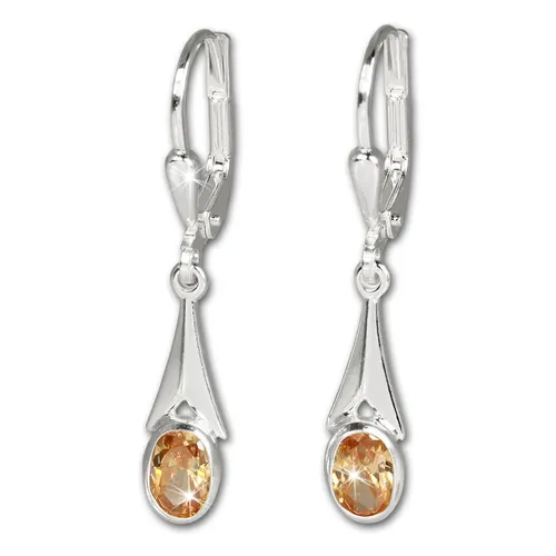 Ohrringe für Damen Ohrhänger 925 Sterling Silber Zirkonia Farbwahl SDO514X