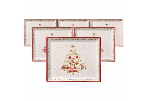 Villeroy & Boch Winter Bakery Delight Gebäckplatte 6er Set
