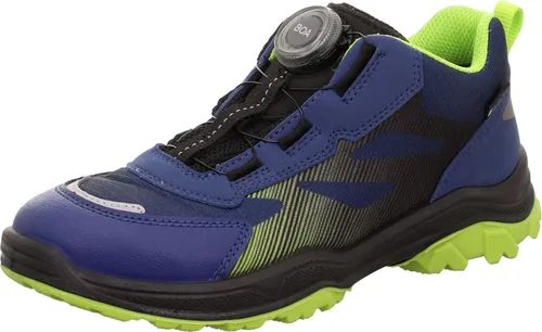 Superfit JUPITER BOA GTX Jungen Sneaker low in Blau, Größe 38 - Sneaker für Jungen mit BOA-Drehverschluss, ideal für einfaches An- und Ausziehen. Wasserdicht dank GORE-TEX, perfekt für aktive Kinder.