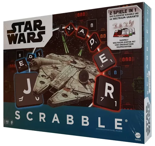 Mattel Star Wars Scrabble für 2 - 4 Spieler ab 10 Jahre