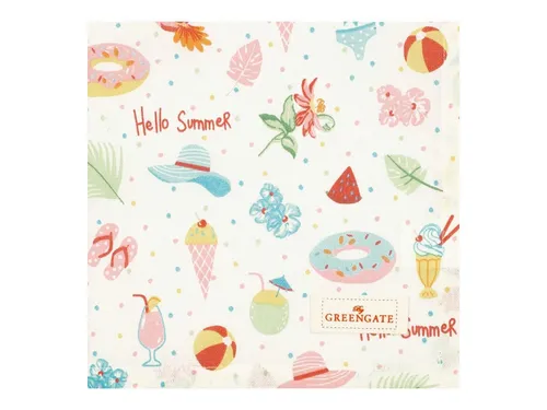 Stoffservietten Weiß von GreenGate