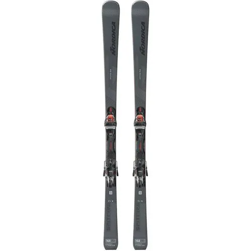 NORDICA Herren All-Mountain Ski SPITFIRE TI X+TP2LT11 FDT - Vielseitiger Carving-Ski für alle Pisten, ideal für moderate Skifahrer. Mit innovativer Holzkern-Konstruktion für Stabilität und einfache Schwungeinleitung.