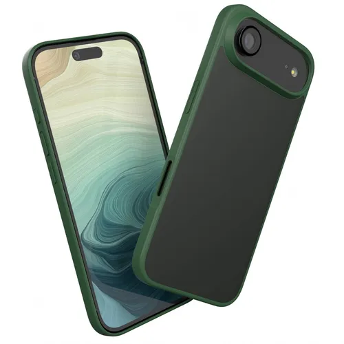 Produktbild Outdoor Hülle für iPhone Air Handyhülle mit Rand Case Cover Kameraschutz Grün