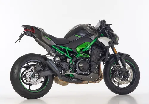 SHARK SLIP-ON Edelstahl Schalldämpfer schwarz-matt für KAWASAKI Z900