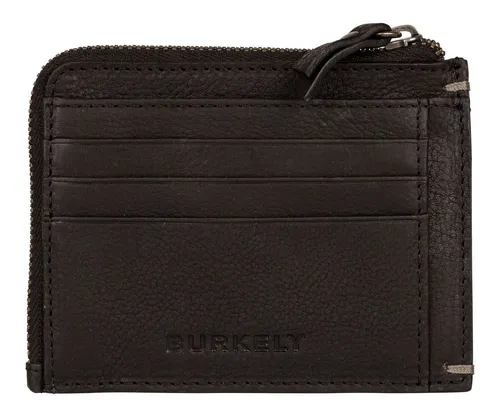 Burkely Kartenetui Cc Wallet, aus echtem Leder mit RFID-Blocker Schutz