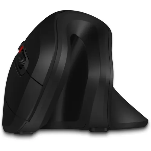 Connectit CONNECT IT FOR HEALTH ergonomische vertikale Maus (+ 1x kostenlose AA-Batterie), kabellos, schwarz (Kabellos) (CMO-2900-BK)