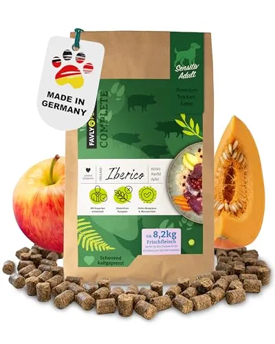 FAVLY Iberico Trockenfutter für Hunde 5kg, kaltgepresst & glutenfrei