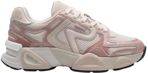 Replay Sneaker Textil in Rosa - Größe 37 EU - Modischer Sneaker in Pink-Weiß, ideal für den Freizeitlook. Bequem und leicht mit EVA/Gummi-Sohle für optimalen Tragekomfort.