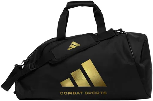 adidas Performance Sporttasche 2in1 Bag - Sporttasche und Rucksack in einem, aus strapazierfähigem Polyester, ideal für Kampfsportarten und mit praktischen Außentaschen.