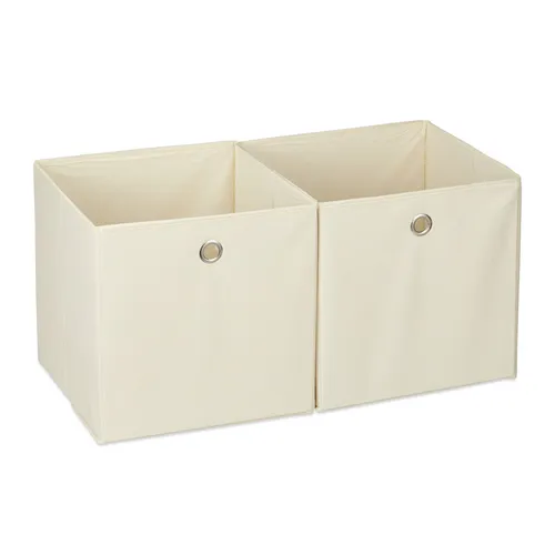 Aufbewahrungsbox stoff Faltbox für Regal Spielzeugaufbewahrung 9 Liter 650 g