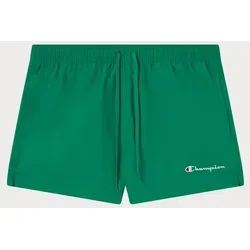 Champion Badeshorts Icons Beachshort Short schnell trocknendes Gewebe, wasserabweisendes Material grün L (50)